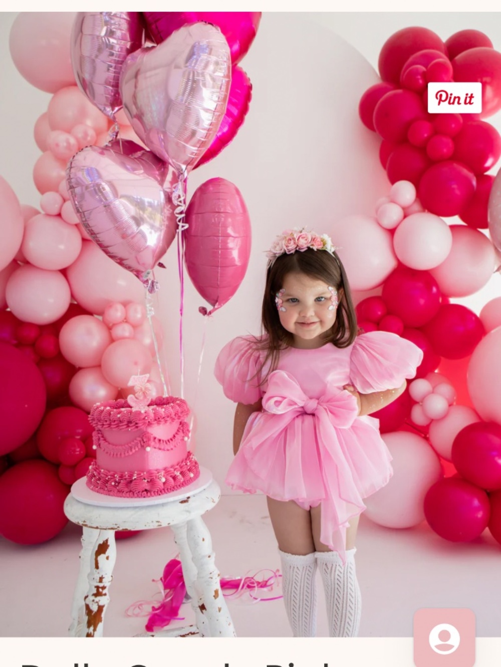 Arabella and Rose Dolly Candy Pink Organza Baby Girl Party Romper